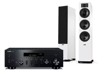 Zestawy stereo - Yamaha R-N600A (czarny) + Tesi 6 (biały) - miniaturka - grafika 1