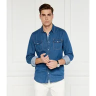 Koszule męskie - Pepe Jeans London Jeansowa koszula | Regular Fit - miniaturka - grafika 1
