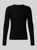 Swetry męskie - Sweter o kroju slim fit z imitacji dzianiny z mieszanki wiskozy - miniaturka - grafika 1