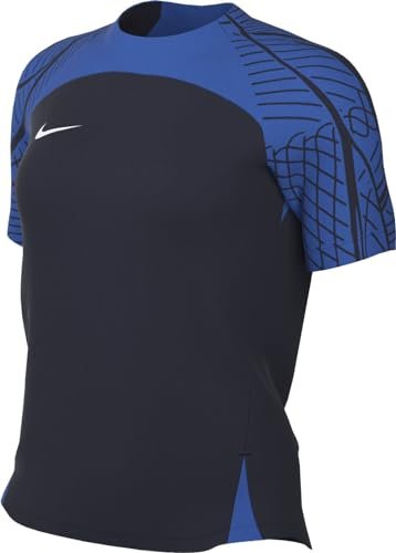 Nike Krótki rękaw Soccer Top W Nk Df Strk23 Top Ss, Obsydian/Royal Blue/White, DR2278-451, S