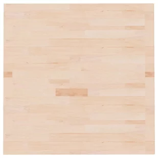 Kwadratowy blat do stolika, 80x80x2,5 cm, surowe drewno dębowe - Blaty meblowe i parapety okienne - miniaturka - grafika 3