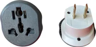 Akcesoria podróżnicze - Virone VIRONE TA-8 Adapter podróżny - Go to USA, 110-230V/10A, uniwersalne gniazdo, wtyczka amerykańska typ A,B - miniaturka - grafika 1