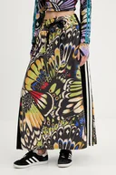 Spódnice - adidas spódnica x Farm Rio kolor czarny maxi prosta JL8620 - miniaturka - grafika 1