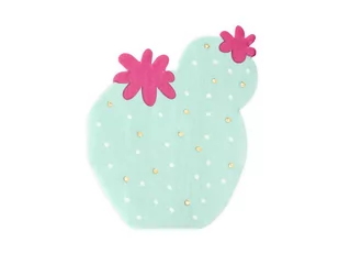 Party Deco Serwetki papierowe Kaktus 13,5 cm 20 szt uniwersalny - Urodziny dziecka - miniaturka - grafika 1