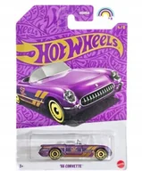 Zabawki zdalnie sterowane - HOT WHEELS AUTKO PEARL & CHROME 55 CORVETTE - miniaturka - grafika 1