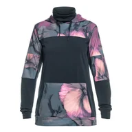 Bluzy sportowe damskie - Damska Bluza ROXY WINTER VALLEY ERJFT04716-KVJ2 – Czarny - miniaturka - grafika 1