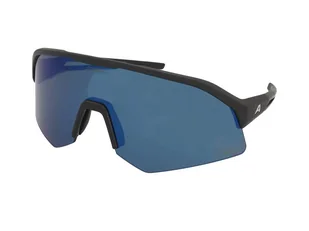 Okulary przeciwsłoneczne Alpina Sonic HR Q-Lite Black Matt/Blue Mirror - Okulary przeciwsłoneczne - miniaturka - grafika 1