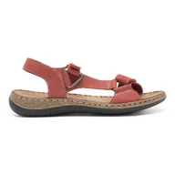 Sandały damskie - GO SOFT WI23-4773-05 Czerwony - miniaturka - grafika 1