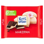Czekolada - Ritter Sport CZEKOLADA DESEROWA Z MARCEPANEM 100G zakupy dla domu i biura OF256 - miniaturka - grafika 1