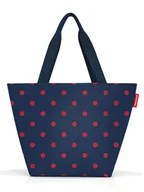 Torebki damskie - Reisenthel Shopper bag "M" w kolorze granatowo-czerwonym - 51 x 30,5 x 26 cm - miniaturka - grafika 1
