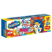 Szkolne artykuły papiernicze - Bambino Farby Plakatowe 12 Kolorów + 1 Gratis Szkolne Przedszkolne 20ml - miniaturka - grafika 1