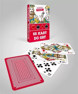 Cartamundi Karty 333 - talia czerwona - Gry karciane - miniaturka - grafika 1
