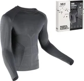 Koszulki sportowe męskie - Nils Extreme BTK0060 KOSZULKA TERMOAKTYWNA SZARA MĘSKA L/XL RAGNAR NILS - miniaturka - grafika 1