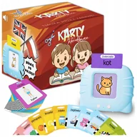 Gry planszowe - Czytnik Kart Do Nauki słówek POLSKI ANGIELSKI 1020+ SŁÓW TRZY TRYBY JĘZYKÓW - miniaturka - grafika 1