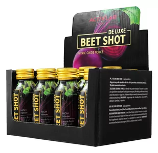 De Luxe Beet Shot 12X80Ml - Przedtreningówki - miniaturka - grafika 1
