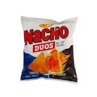 Chipsy - Nachos o smaku BBQ i pikantnego sera Nacho Duos Barbecue Spicy Cheese Leslies 50g - miniaturka - grafika 1