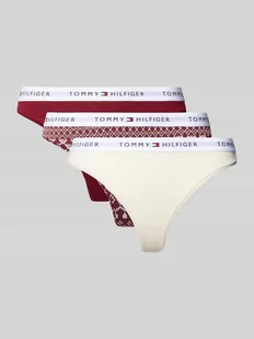 Stringi z mieszanki bawełny w zestawie 3 szt. - Majtki damskie Stringi z mieszanki bawełny w zestawie 3 szt. - Majtki damskie - miniaturka - grafika 1