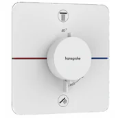 Baterie podtynkowe - HANSGROHE 15586700 ShowerSelect Comfort Q Bateria termostatyczna, podtynkowa do 2 odbiorników ze zintegrowanym systemem zabezpieczającym zgodnie z EN 1717 Biały Matowy - miniaturka - grafika 1