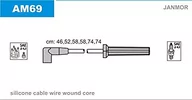 Układ zapłonowy - akcesoria - JANMOR Zestaw przewodów zapłonowych AM69 - miniaturka - grafika 1