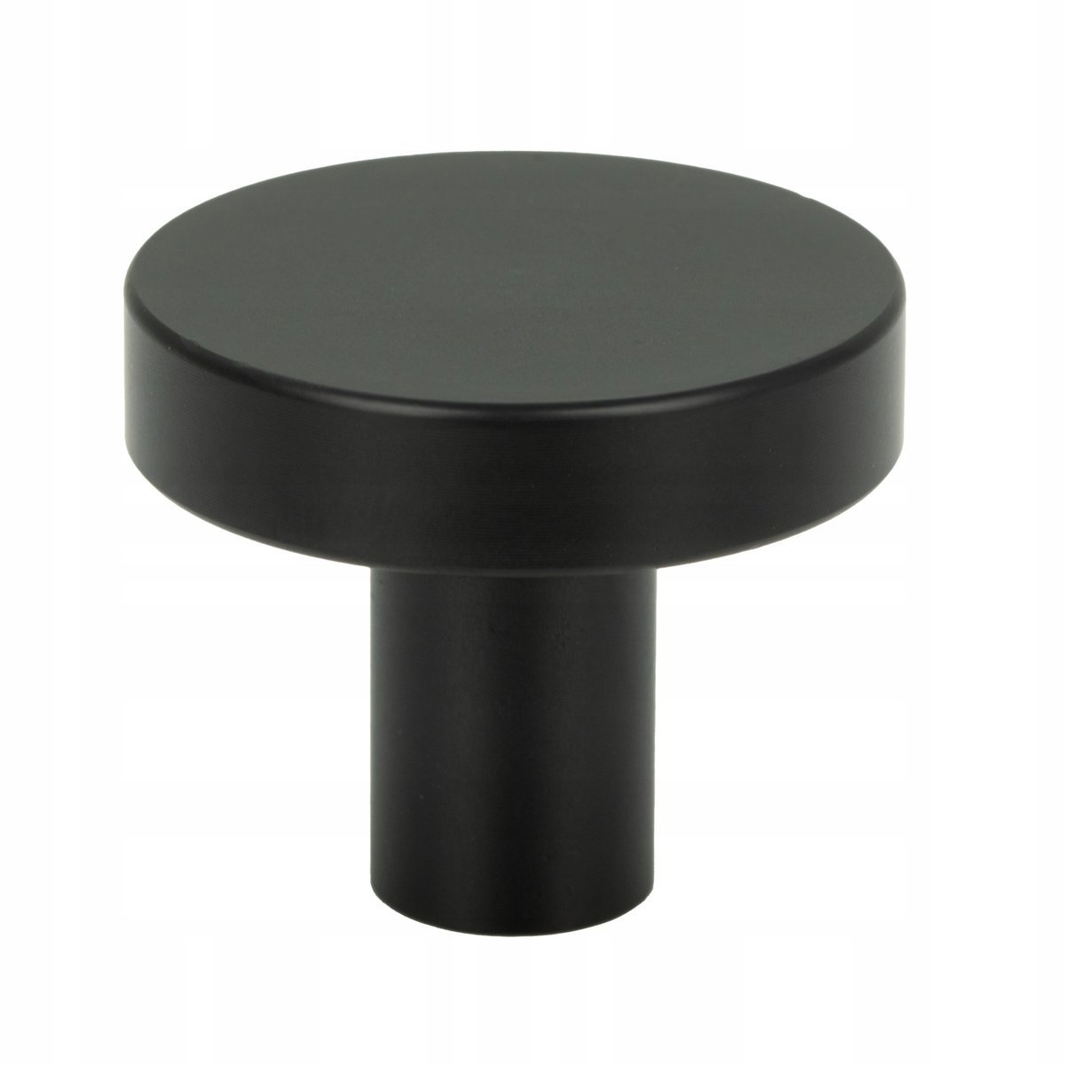 Gałka meblowa okrągła metalowa czarna uchwyt do szafki szuflady do mebli ku