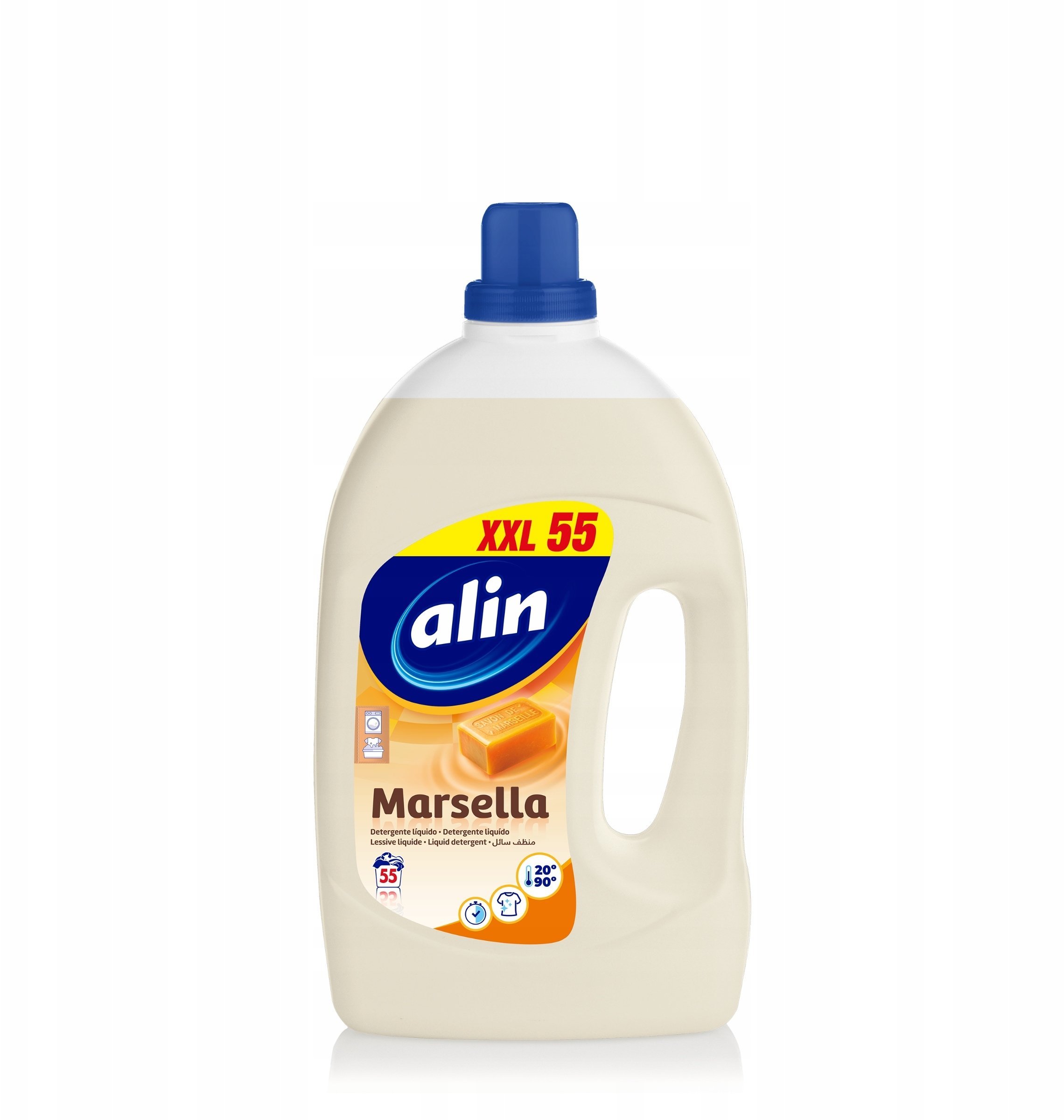 Friendly Organic ALIN Marsylia Płyn do prania z mydłem marsylskim 55 prań 2,75 L