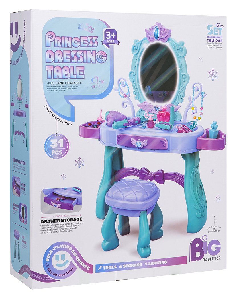 Magiczna Toaletka dla Księżniczki Fioletowa