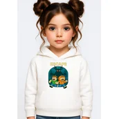 Bluzy dla dziewczynek - BLUZA DZIECIĘCA Z KAPTUREM 99 NOCY W LESIE ROBLOX 146-152 PREZENT - miniaturka - grafika 1