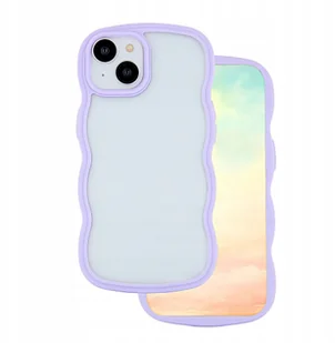 Wave case for iPhone 12 / 12 Pro 6 1 purple - Etui i futerały do telefonów - miniaturka - grafika 1