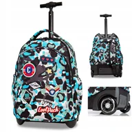 Plecaki - Plecak Na Kółkach 24L Blue Badges Niebieskie Moro Wojskowy Solidny Coolpack - miniaturka - grafika 1