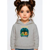 Bluzy dla dziewczynek - BLUZA DZIECIĘCA Z KAPTUREM 99 NOCY W LESIE ROBLOX 110-116 PREZENT - miniaturka - grafika 1