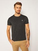 Koszulki męskie - Ralph Lauren Polo T-Shirt Classics 710671438164 Czarny Slim Fit - miniaturka - grafika 1