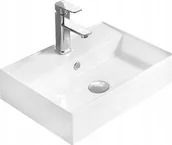 Umywalki - Umywalka Mexen Mexen Blanca umywalka nablatowa 56 x 38 cm biała - 21105600 - miniaturka - grafika 1