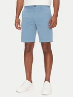 Spodenki męskie - BOSS Szorty materiałowe Chino-Slim-Shorts 50536723 Niebieski Regular Fit - miniaturka - grafika 1