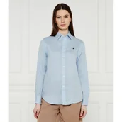 Koszule damskie - POLO RALPH LAUREN Lniana koszula | Classic fit - miniaturka - grafika 1