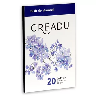 Blok do akwareli, 20 kartek - Podobrazia, bloki, papiery - miniaturka - grafika 1