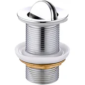 Korki do umywalek - Mexen korek klik-klak obrotowy chrom - 79913-00 - miniaturka - grafika 1