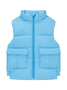 TOM TAILOR Chłopcy Kamizelka 1035070, 18395 - Rainy Sky Blue, 104-110 - Kurtki i płaszcze dla chłopców - miniaturka - grafika 1