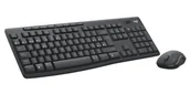 Zestawy myszka + klawiatura - Logitech 920-012071 klawiatura Dołączona myszka Biuro RF Wireless + Bluetooth QWERTY Hiszpański Grafitowy 920-012071 - miniaturka - grafika 1