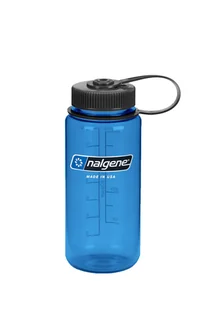 Nalgene, Butelka, WM Slate with Black Loop-Top Closure, niebieski, 500 ml - Shakery i bidony sportowe - miniaturka - grafika 1