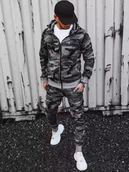 Dresy męskie - Dres męski moro ciemnoszary Dstreet AX0623-M - miniaturka - grafika 1