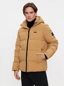 Kurtki męskie - Calvin Klein Kurtka zimowa Crinkle K10K110336 Khaki Regular Fit - miniaturka - grafika 1