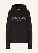 Bluzy męskie - Calvin Klein Bluza Z Kapturem schwarz - miniaturka - grafika 1