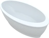 Wanny - Vayer Boomerang Wanna wolnostojąca 194x100 cm z panelem karbowanym 194.100.045.4-4.0.3.0 PK - odbiór osobisty: Kraków, Warszawa - miniaturka - grafika 1