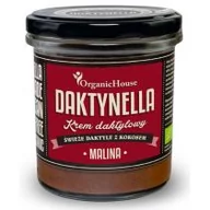 Słodkie kremy i masła - Organic House Krem daktylowy Daktynella malina BIO - OrganicHouse - 280g 06500 - miniaturka - grafika 1