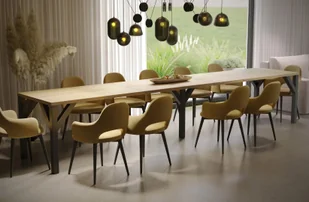 Stół rozkładany DUNAJ 130295x90 dąb natura ENDO - Stoły - miniaturka - grafika 1