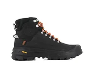 Botki damskie - Palladium Unisex Pallarider Thins Wp+ Botki, czarne, 11,5 UK, Czarny, 46.5 EU - miniaturka - grafika 1