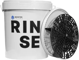 Monster Shine Wiadro RINSE - GREY 19L + Separator - Akcesoria do mycia samochodu - miniaturka - grafika 1