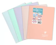 Zeszyty szkolne - Kołozeszyt A4 80K kratka Koverbook BLUSH PP 1 sztuka mix kolorów - Clairefontaine - miniaturka - grafika 1