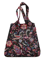 Torebki damskie - Reisenthel Torba w kolorze czarnym ze wzorem na zakupy - 43 x 63 x 6 cm - miniaturka - grafika 1