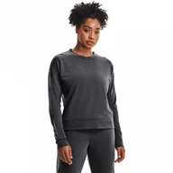 Bluzy sportowe damskie - Damska bluza treningowa UNDER ARMOUR UA Rival Terry Taped Crew - miniaturka - grafika 1